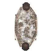 Fine Art Handcrafted Lighting LED Wall Sconce in Bronze Leaf Finish from the Allison Paladino Collection Bronze Leaf