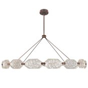 Fine Art Handcrafted Lighting Allison Paladino 16 Light 74" Wide Integrated LED Crystal Chandelier Bronze