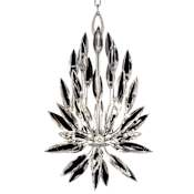 Fine Art Handcrafted Lighting Lily Buds 3 Light 12" Wide Chandelier Silver