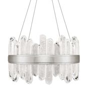 Fine Art Handcrafted Lighting Lior 2 Light 21" Wide Integrated LED Chandelier Silver