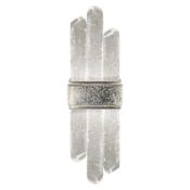 Fine Art Handcrafted Lighting Lior 2 Light 5" Wide Integrated LED Wall Sconce - ADA Compliant Silver