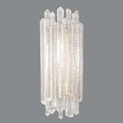 Fine Art Handcrafted Lighting Diamantina 2 Light 16-1/2" High Wall Sconce - ADA Compliant Silver