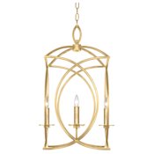 Fine Art Handcrafted Lighting Cienfuegos 4 Light 20" Wide Candle Style Chandelier Gold Leaf