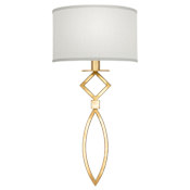 Fine Art Handcrafted Lighting Cienfuegos 25" Tall Wall Sconce Gold Leaf