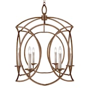 Fine Art Handcrafted Lighting Cienfuegos 6 Light 28-1/2" Wide Taper Candle Chandelier Antique Bronze