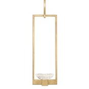 Fine Art Handcrafted Lighting Delphi Single Light 7" Wide LED Mini Pendant Gold Toned Silver Leaf