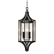 Fine Art Handcrafted Lighting Bristol 3 Light 12" Wide Pendant Black
