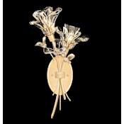 Fine Art Handcrafted Lighting Azu 2 Light 20" Tall Wall Sconce Gold