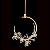 Fine Art Handcrafted Lighting Azu 3 Light 19" Wide Crystal Pendant Gold
