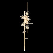 Fine Art Handcrafted Lighting Azu 5 Light 64" Tall Wall Sconce Gold