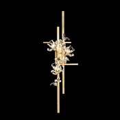 Fine Art Handcrafted Lighting Azu 3 Light 44" Tall Wall Sconce Gold
