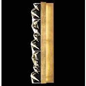 Fine Art Handcrafted Lighting Strata 31" Tall LED Wall Sconce Bronze