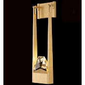 Fine Art Handcrafted Lighting Strata 26" Tall LED Wall Sconce Bronze