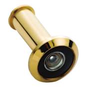 First Watch 190 Degree Wide Angle Security Door Viewer Solid Brass
