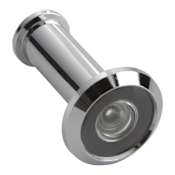 First Watch 190 Degree Wide Angle Security Door Viewer Chrome