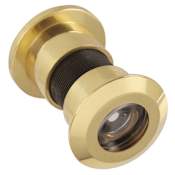 First Watch 180 Degree Wide Angle Jumbo Security Door Viewer Solid Brass