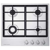 Fisher and Paykel 24 Inch Wide 4 Burner Liquid Propane Gas Cooktop Stainless Steel