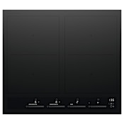 Fisher and Paykel 24 Inch Wide 4 Burner Electric Cooktop with SmartZone Black