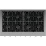 Fisher and Paykel 48 Inch Wide 8 Burner Professional Style Series 9 Natural Gas Cooktop Stainless Steel