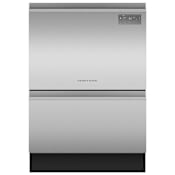 Fisher and Paykel Series 7 24 Inch Wide 14 Place Setting Built-In Double Drawer Dishwasher Stainless Steel