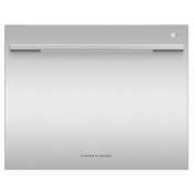 Fisher and Paykel DishDrawer 24 Inch Wide 7 Place Setting Energy Star Rated Built-In Top Control ADA Stainless Steel Dishwasher with Contemporary Handle Stainless Steel