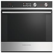 Fisher and Paykel 24 Inch Wide 3 Cu. Ft. Single Electric Multifunctional Oven Black