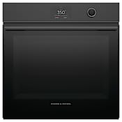 Fisher and Paykel Series 9 24 Inch Wide 3 Cu. Ft. Electric Single Oven Black