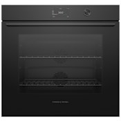 Fisher and Paykel 7 Series Contemporary 30 Inch Wide 4.9 Cu. Ft. Electric Self-Cleaning Single Oven Soft Black
