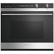 Fisher and Paykel 30 Inch Wide 3.9 Cu. Ft. Single Electric Oven with 11 Function Modes and Glass Door Stainless Steel