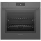 Fisher and Paykel Minimal 30 Inch Wide 4.9 Cu. Ft. Electric Single Oven with Steam Assist Technology Minimal Grey