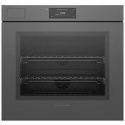 Fisher and Paykel Minimal 30 Inch Wide 4.9 Cu. Ft. Electric Handless Single Oven with Steam Assist Technology Minimal Grey