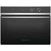 Fisher and Paykel 9 Series Contemporary 24 Inch Wide 1.3 Cu. Ft. Electric Speed Oven with Air Fry and CoolTouch Door Stainless Steel