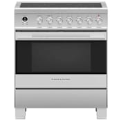Fisher and Paykel 30 Inch Wide 4.9 Cu. Ft. Free Standing Electric Range with 4 Induction Plates Stainless Steel