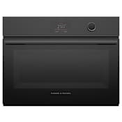 Fisher and Paykel Series 9 24 Inch Wide 1.9 Cu. Ft. Electric Combi Oven Black