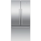 Fisher and Paykel Series 7 32 Inch Wide 16.9 Cu. Ft. Energy Star Certified Fingerprint Resistant French Door Refrigerator with Spill Safe Shelving Stainless Steel