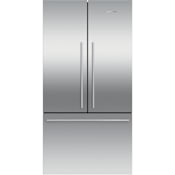 Fisher and Paykel Series 7 36 Inch Wide 20.1 Cu. Ft. Energy Star Certified Fingerprint Resistant French Door Refrigerator with Spill Safe Shelving Stainless Steel