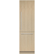 Fisher and Paykel 24 Inch Wide 12.1 Cu. Ft. Integrated Style Series 9 Energy Star Rated Right-Hinged Full Size Refrigerator with Bottle Chiller Panel Ready