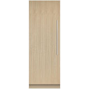 Fisher and Paykel 30 Inch Wide 15.6 Cu. Ft. Capacity Energy Star Rated Upright ActiveSmart Freezer with Left Handing and Stainless Steel Interior Panel Ready