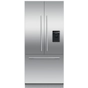 Fisher and Paykel Series 7 32 Inch Wide 14.7 Cu. Ft. Energy Star Certified Fingerprint Resistant French Door Refrigerator with ActiveSmart Technology Panel Ready
