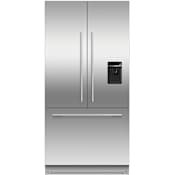 Fisher and Paykel 36 Inch Wide 16.8 Cu. Ft. Energy Star Rated French Door ActiveSmart Refrigerator with Ice and Water Dispenser - 72 Inch Tall Panel Ready
