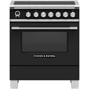 Fisher and Paykel 30 Inch Wide 3.5 Cu. Ft. Free Standing Induction Range Black