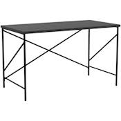 Flash Furniture Maddox 47" Wood Top Steel Office Desk Black / Black