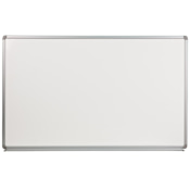 Flash Furniture 60" X 36" Metal Framed Dry Erase Magnetic Marker Board Porcelain