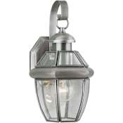 Forte Lighting Outdoor Wall Sconce from the Exterior Lighting Collection Antique Pewter