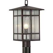 Forte Lighting 10Wx18H Post Light Antique Bronze