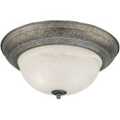 Forte Lighting Flushmount Ceiling Fixture River Rock
