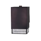 Forte Lighting Single Light 7-1/2" High Outdoor Wall Sconce Antique Bronze