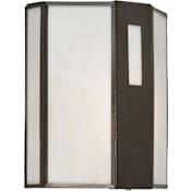 Forte Lighting 1 Light Outdoor Wall Sconce Royal Bronze