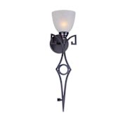 Forte Lighting Single Light 24-1/4" High Wall Sconce Antique Bronze