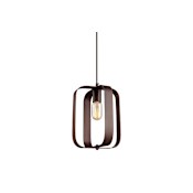Forte Lighting Single Light 8" Wide Mini Pendant Antique Bronze